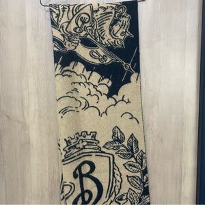 Burberry Beige and Black Plaid Scarf